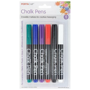 Liquid Chalk Pens - Assorted Colours 6pk