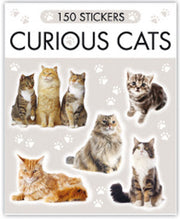 Feline-themed sticker booklet with 150 cute cat designs for journaling, notebooks and scrapbooking