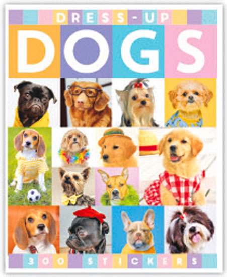 Assorted dog design sticker booklet for decorating notebooks, school folders and craft projects