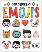 Emoji icon sticker booklet with 300 fun designs for planners, lunchbox notes and school rewards