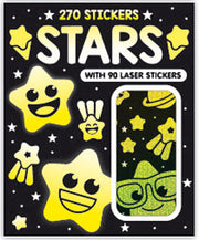 Cosmic star and space sticker booklet with 270 designs including 90 sparkly foil-style stickers for planners