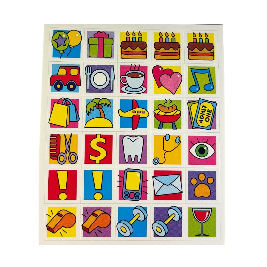 Sticker Books - Calendar 450 Stickers