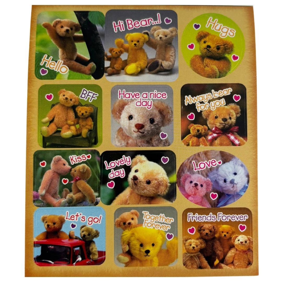 Sticker Books - Teddy Bears 180 Stickers