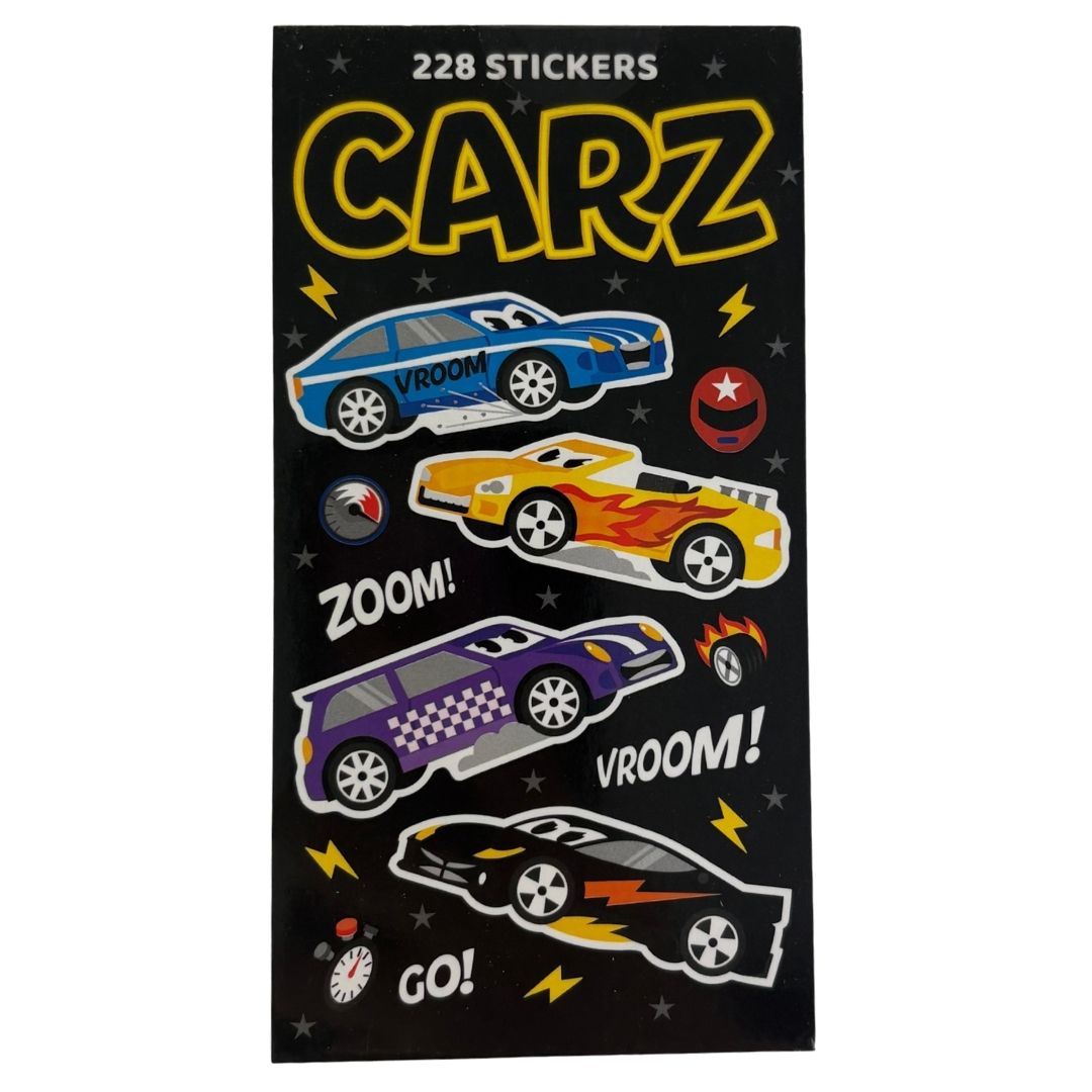 Sticker Books - Carz 228 Stickers