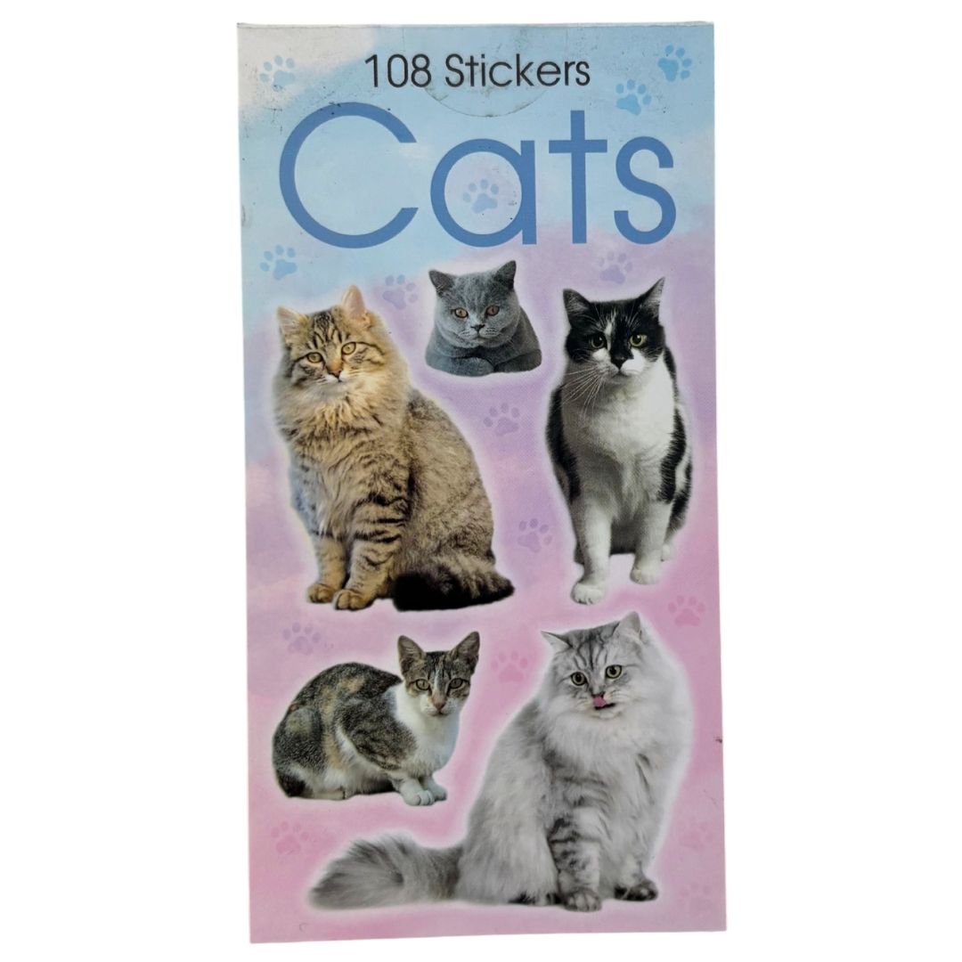 Sticker Books - Cats 108 Stickers