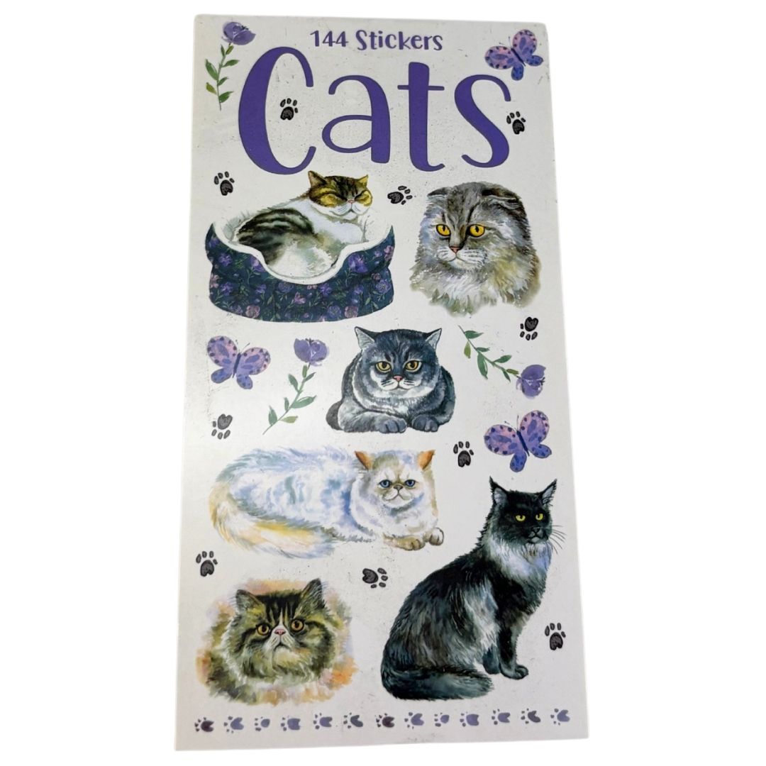 Sticker Books - Cats (02) 144 Stickers