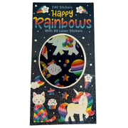 Sticker Books - Happy Rainbows 240 Stickers
