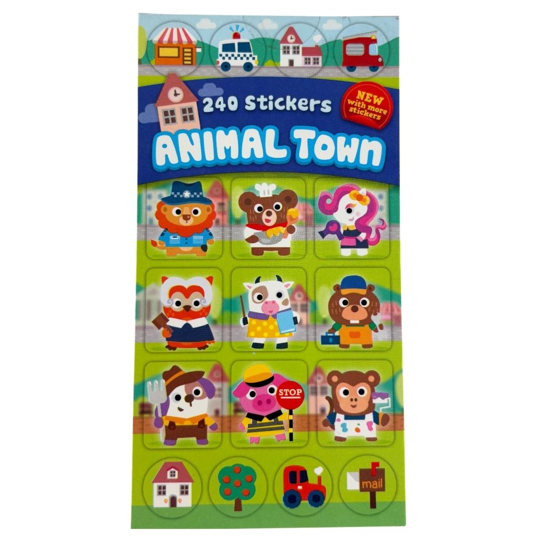 Sticker Books - Animal Town 240 Stickers