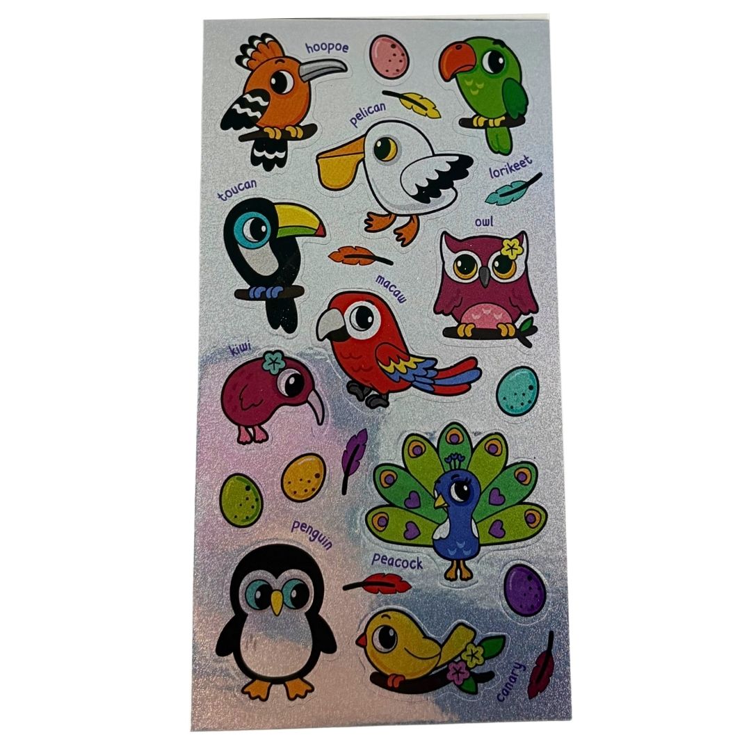 Sticker Books - Birds 180 Stickers