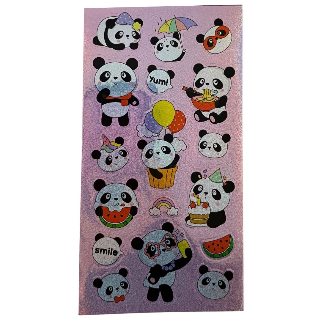 Sticker Books - Pandas 204 Stickers