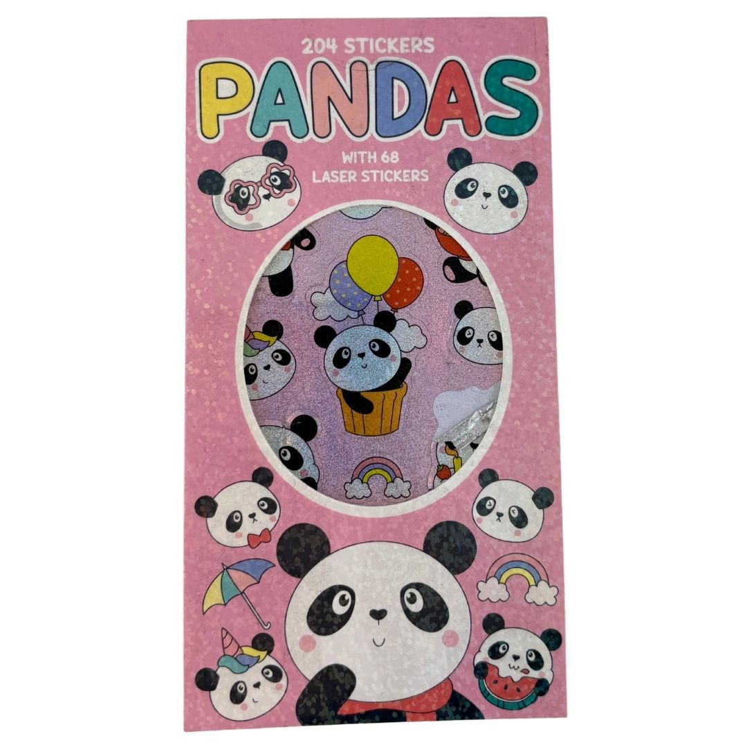 Sticker Books - Pandas 204 Stickers