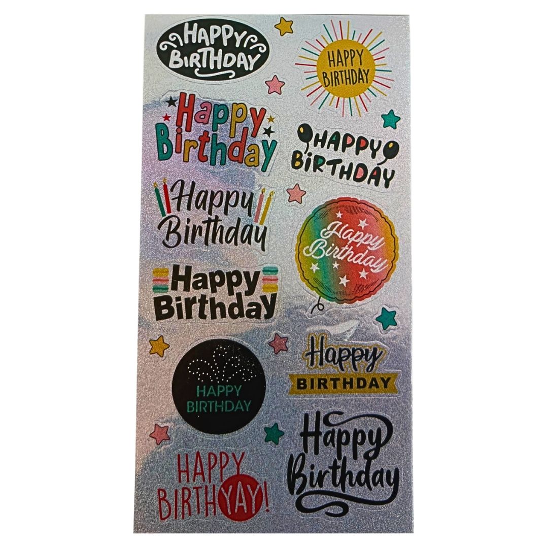Sticker Books - Birthday 240 Stickers