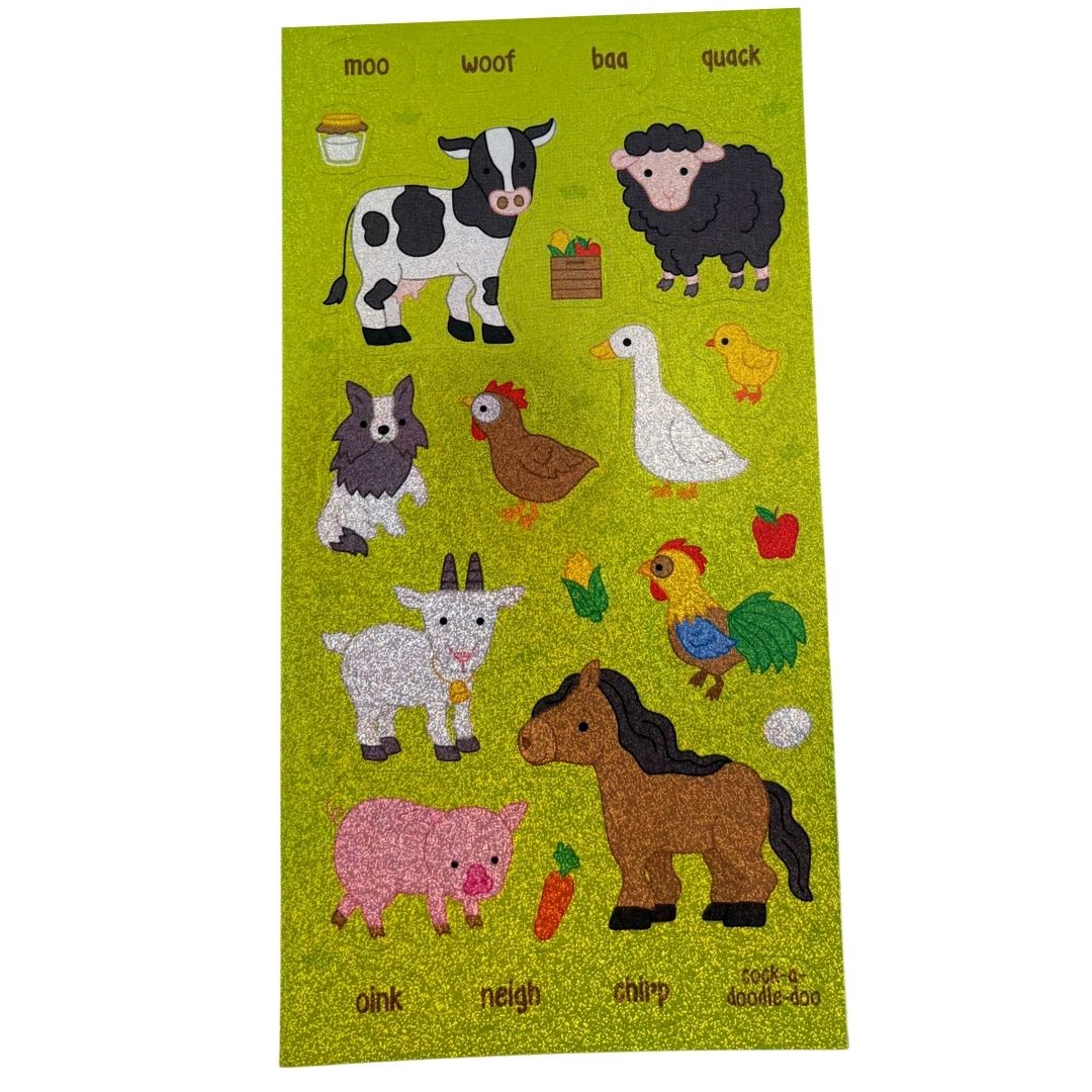 Sticker Books - Farm Animals 288 Stickers