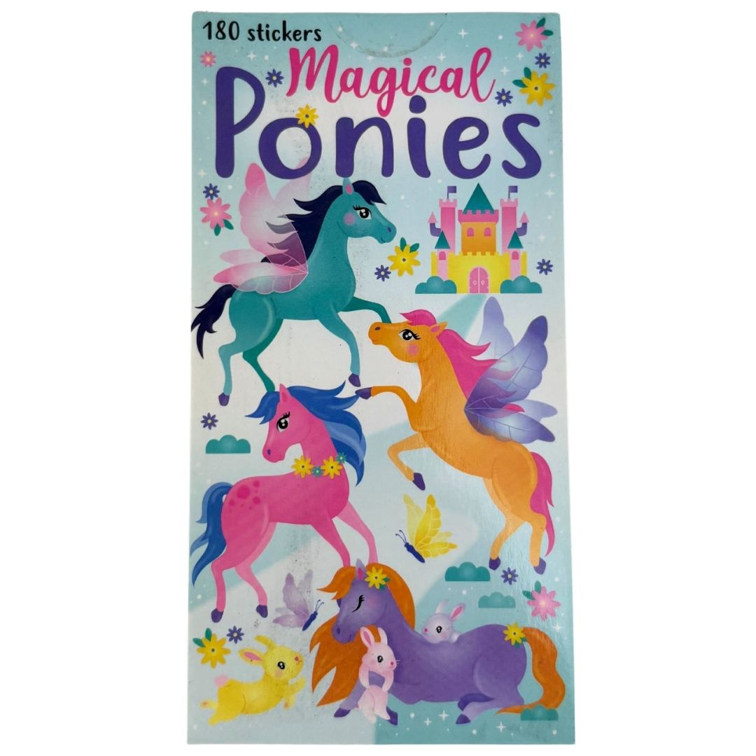 Sticker Books - Magical Ponies 180 Stickers