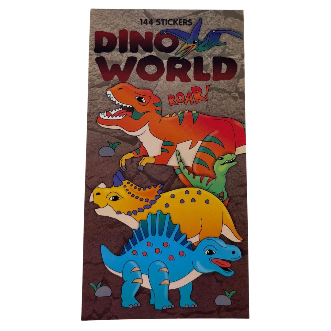 Sticker Books - Dino World 144 Stickers