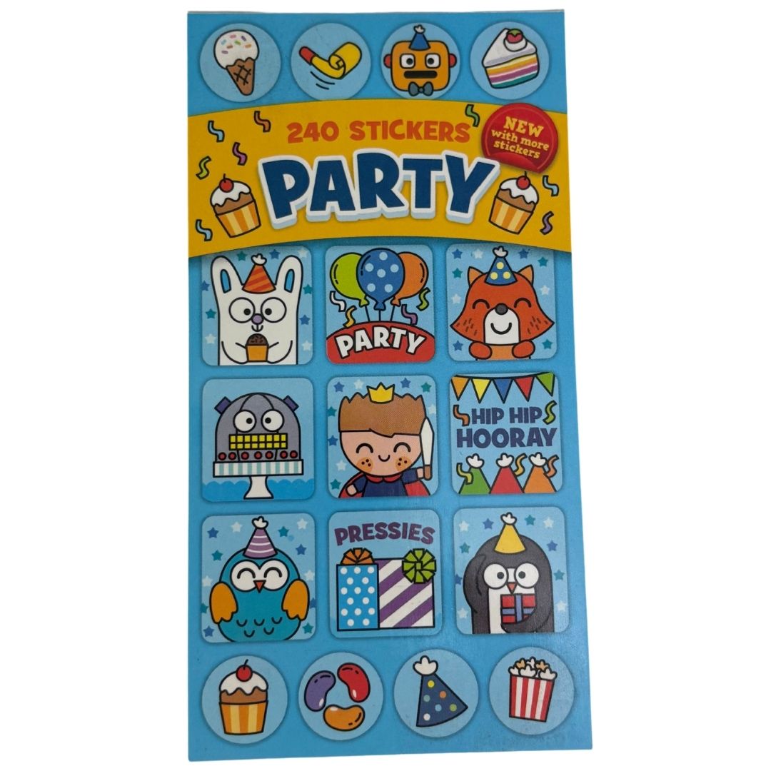 Sticker Books - Party 240 Stickers
