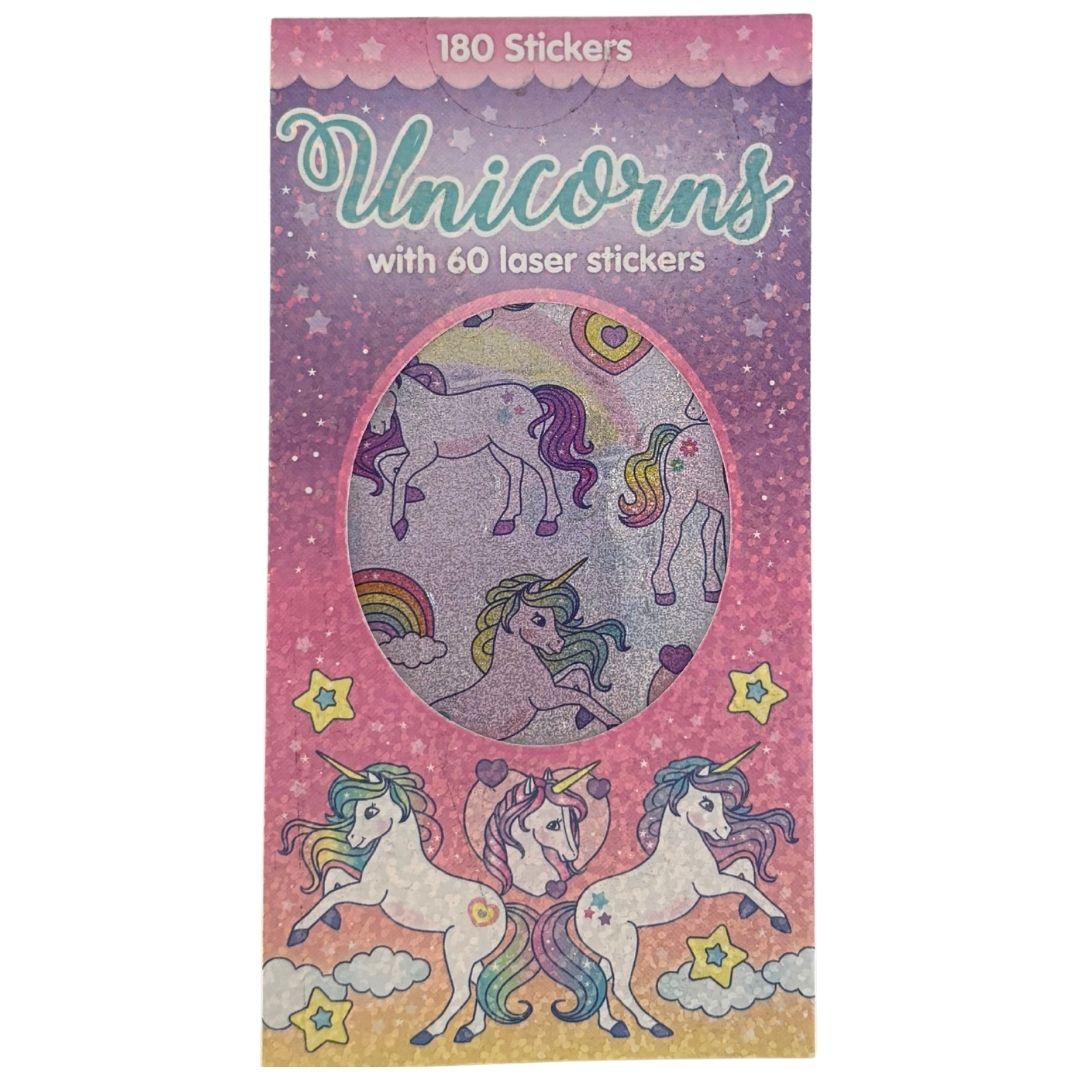 Sticker Books - Unicorns 180 Stickers