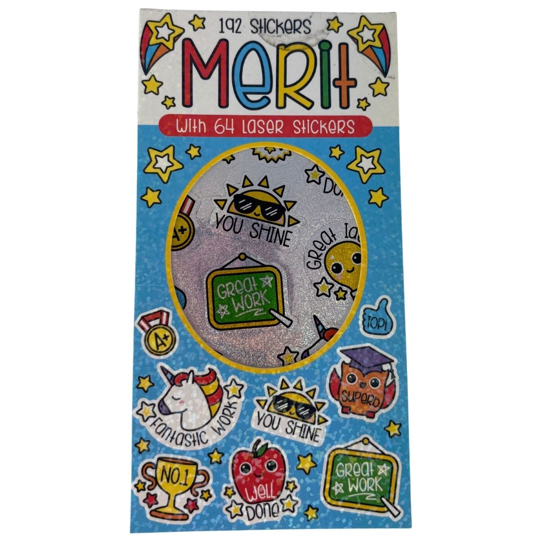 Sticker Books - Merit 192 Stickers