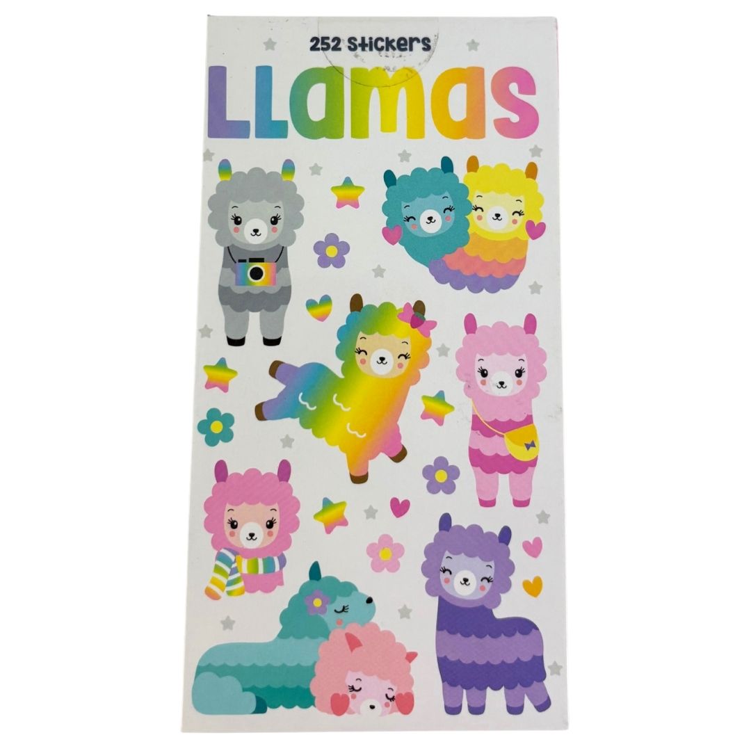 Sticker Books - Llamas (02) 252 Stickers