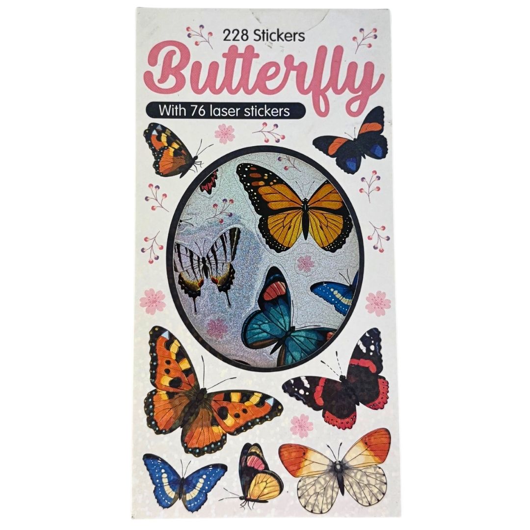 Sticker Books - Butterfly 228 Stickers