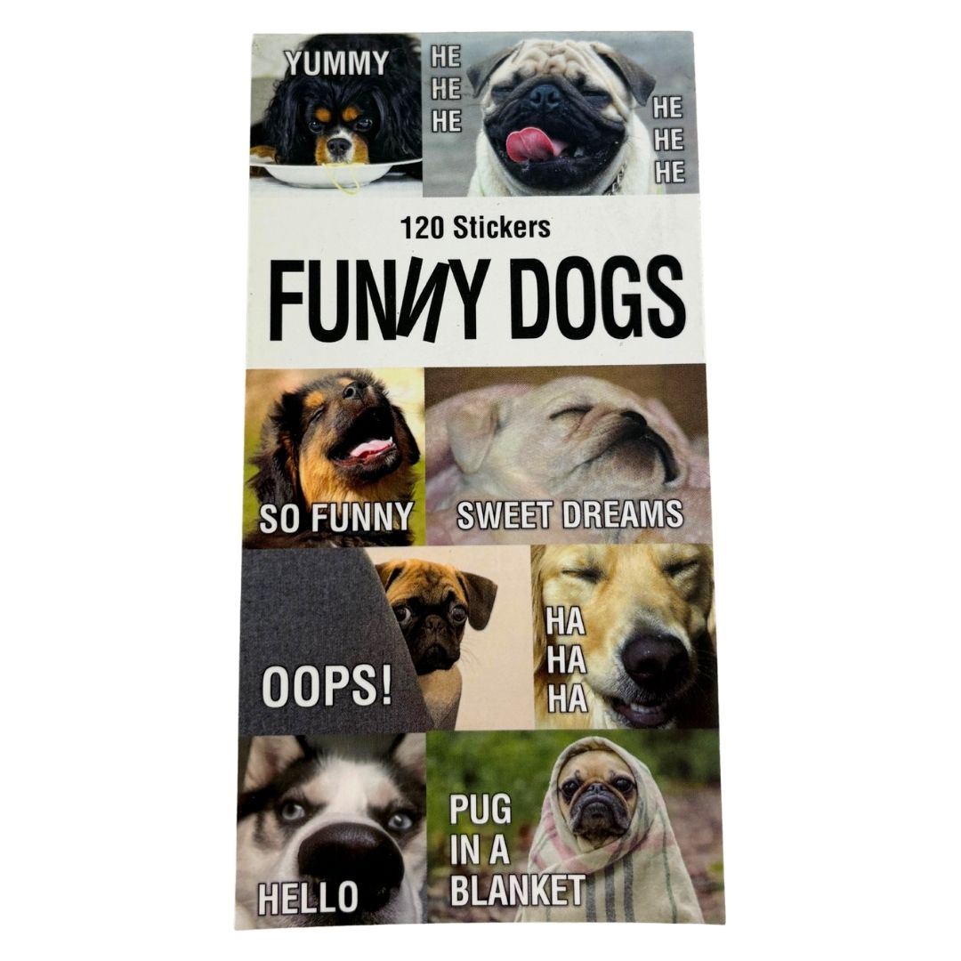 Sticker Books - Funny Dogs 120 Stickers