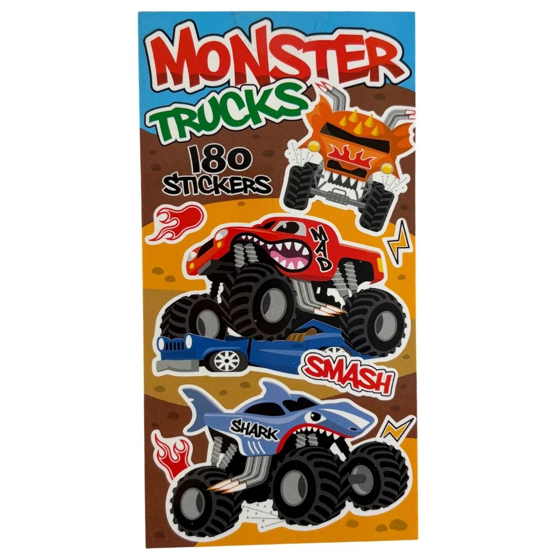Sticker Books - Monster Trucks 180 Stickers