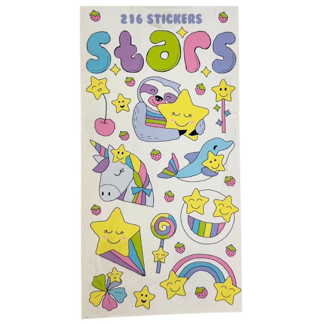 Sticker Books - Stars 216 Stickers