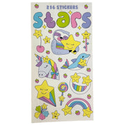 Sticker Books - Stars 216 Stickers