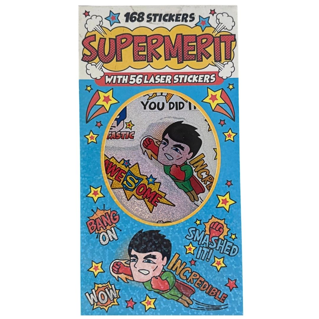 Sticker Books - Supermerit 168 Stickers
