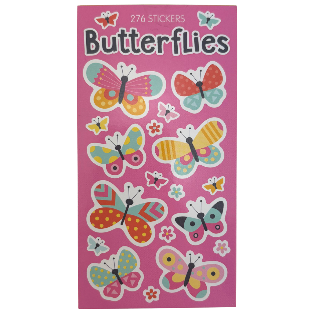 Sticker Books - Butterflies 276 Stickers
