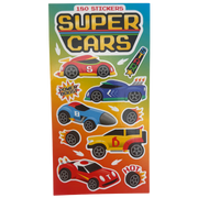 Sticker Books - Super Cars 180 Stickers