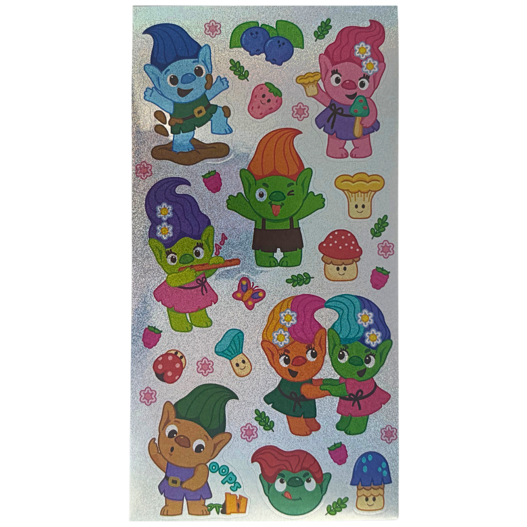 Sticker Books - Trolls &Amp; Goblins 180 Stickers