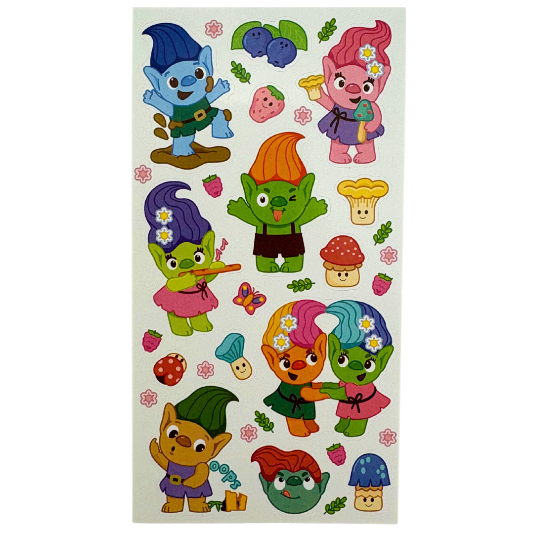 Sticker Books - Trolls &Amp; Goblins 180 Stickers