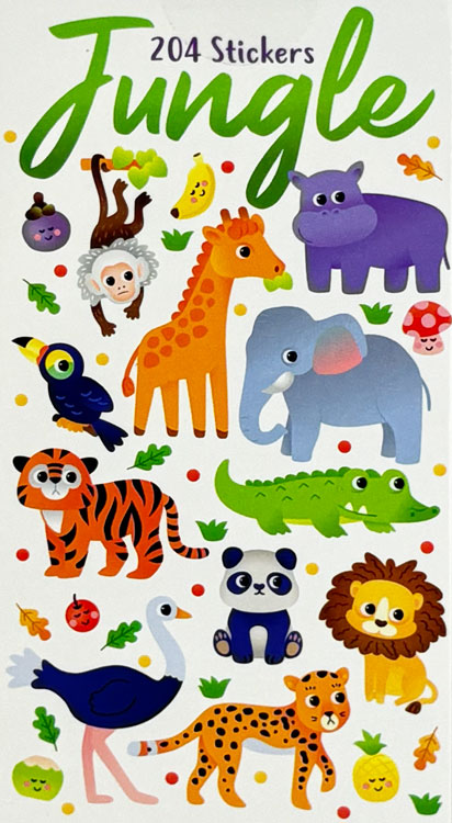 Jungle 204 Stickers