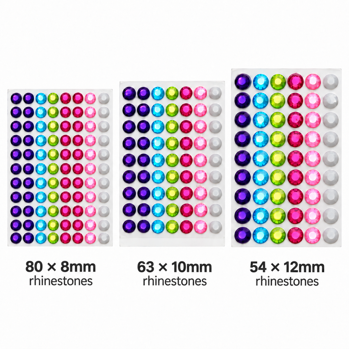 Rhinestones Asst Sizes 197pk - Mermaid Fantasy
