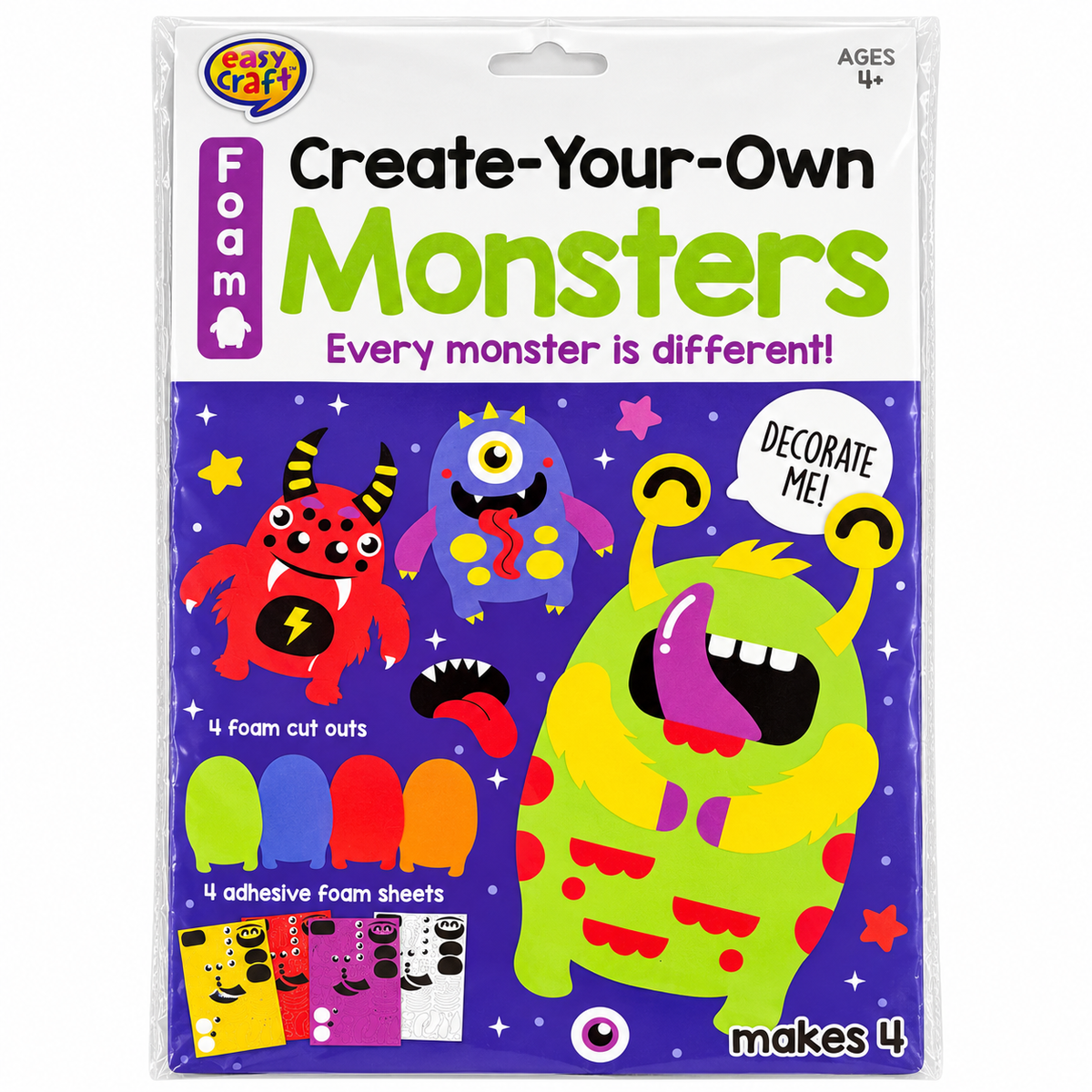 Create Your Own Foam Monsters Craft Kit