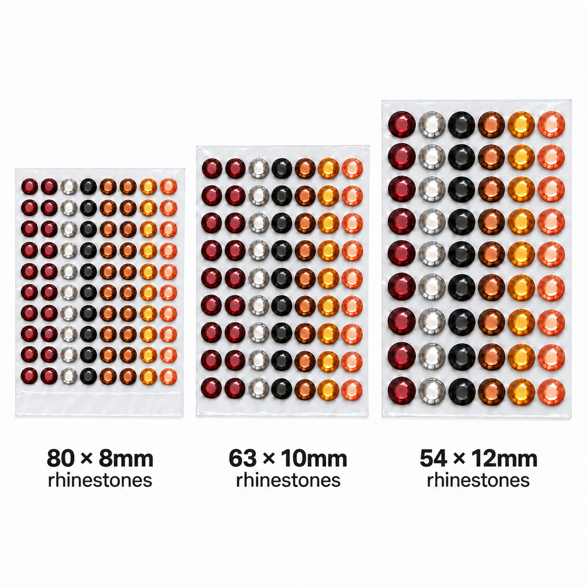 Rhinestones Asst Sizes 197pk - Ochre Art