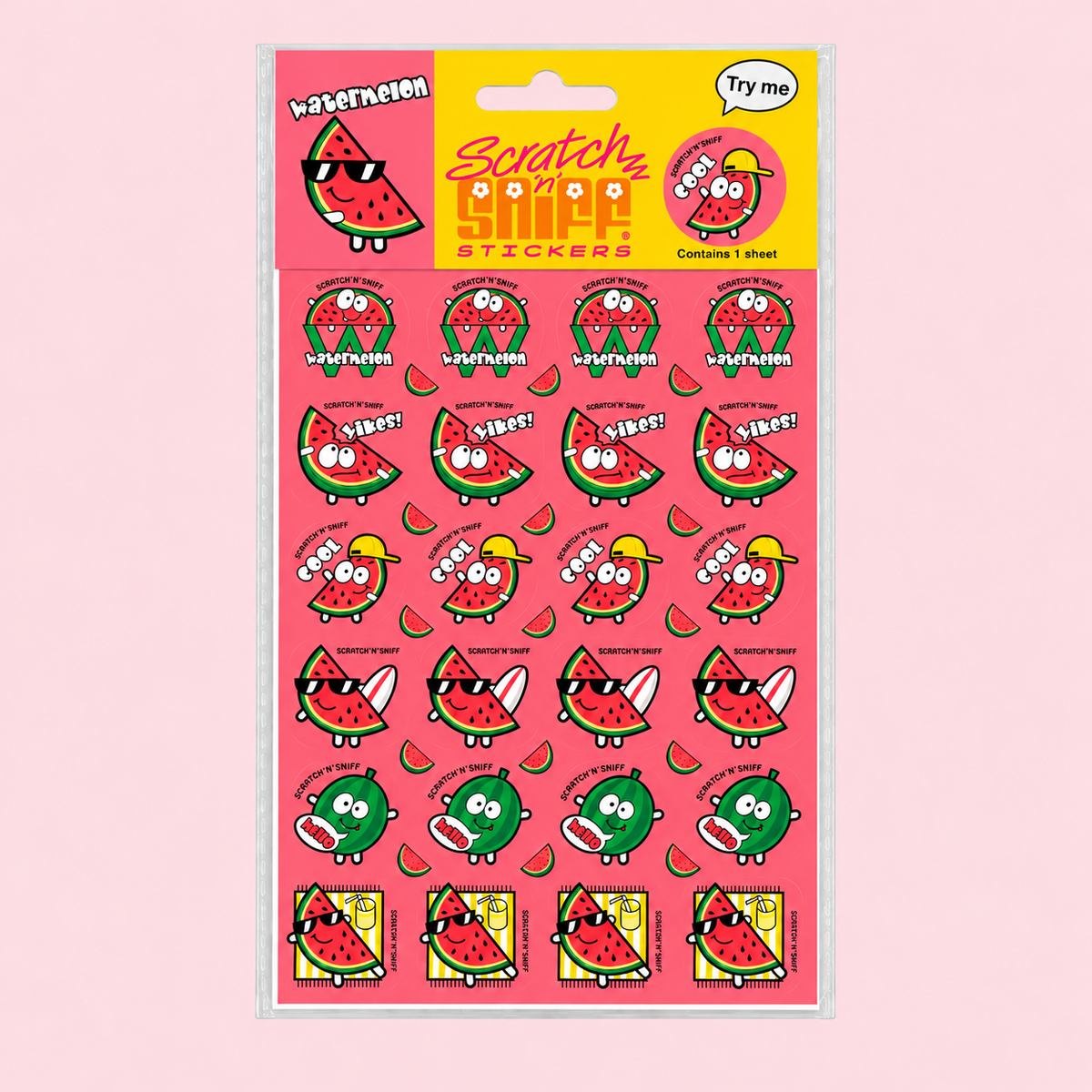 Smelly Stickers Watermelon Scented