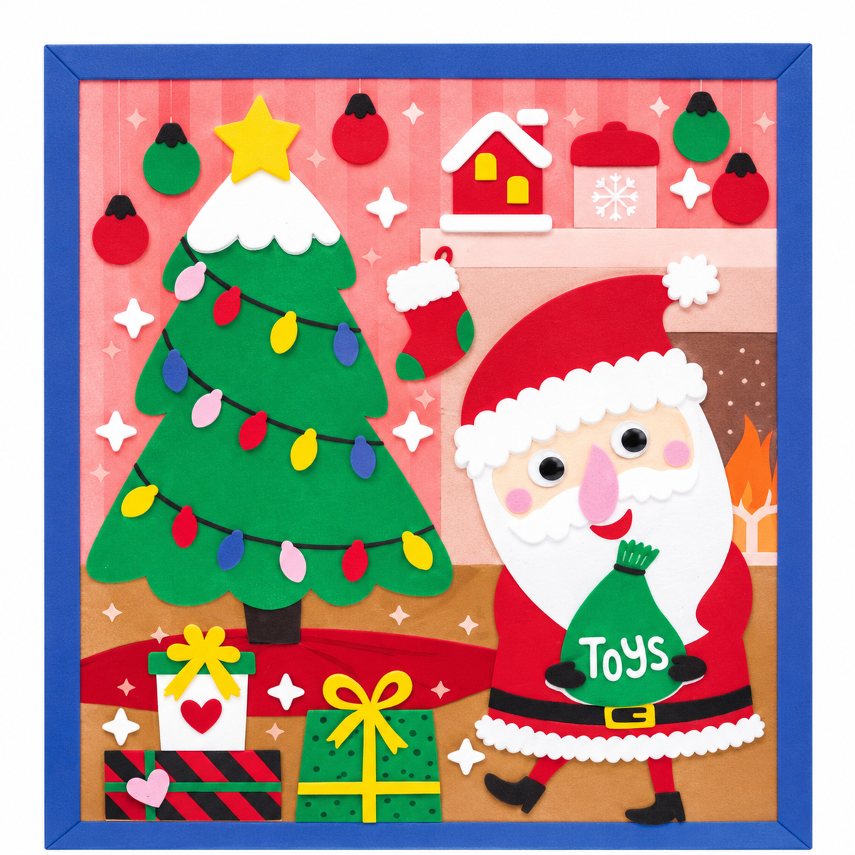 Santa Foam Picture Art Kit