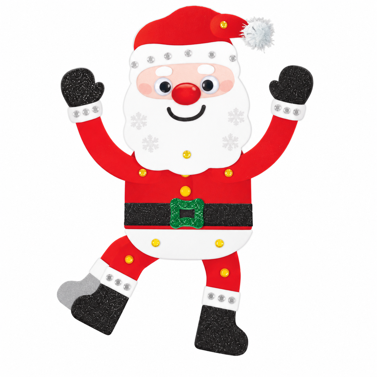 Santa Movable Mates Craft Kit