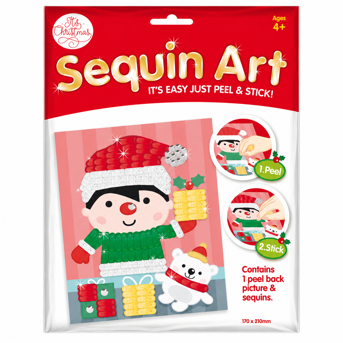Elf Sequin Art Picture Kit