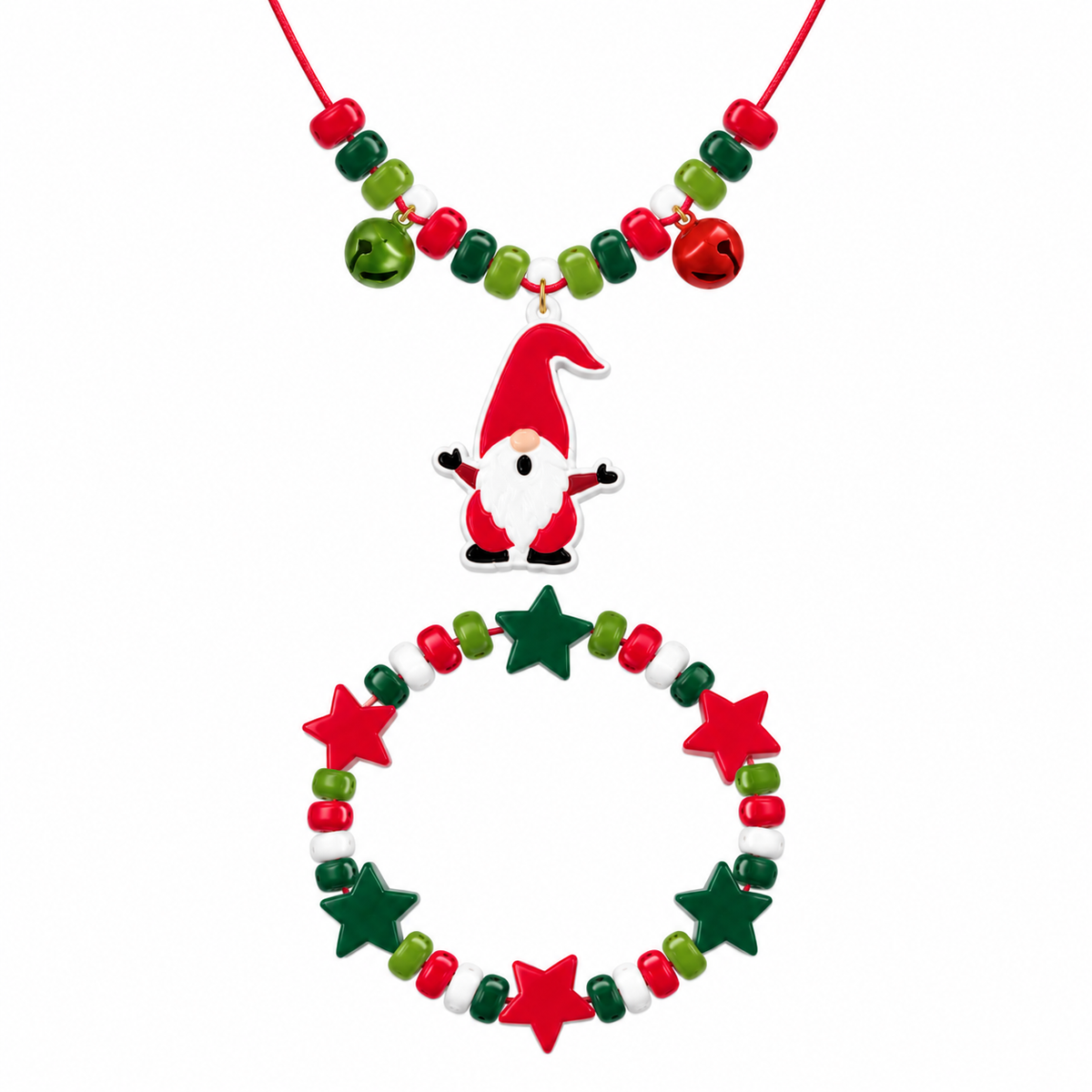 Christmas Beaded Jewellery Making Kit - Elf Design