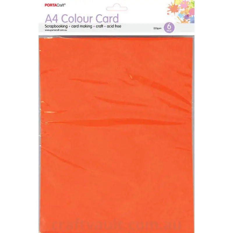 A4 Card 230gsm 6pk Fanta