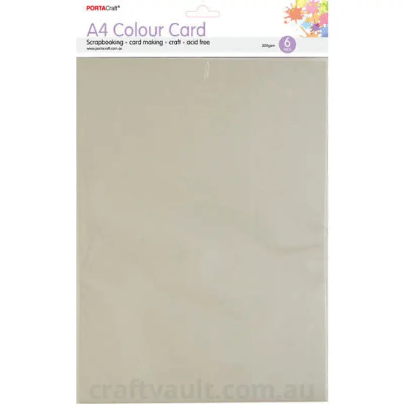 A4 Card 230gsm 6pk Slate