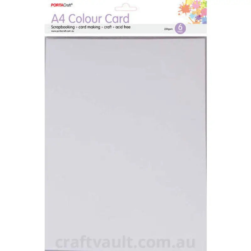 A4 Card 230gsm 6pk White