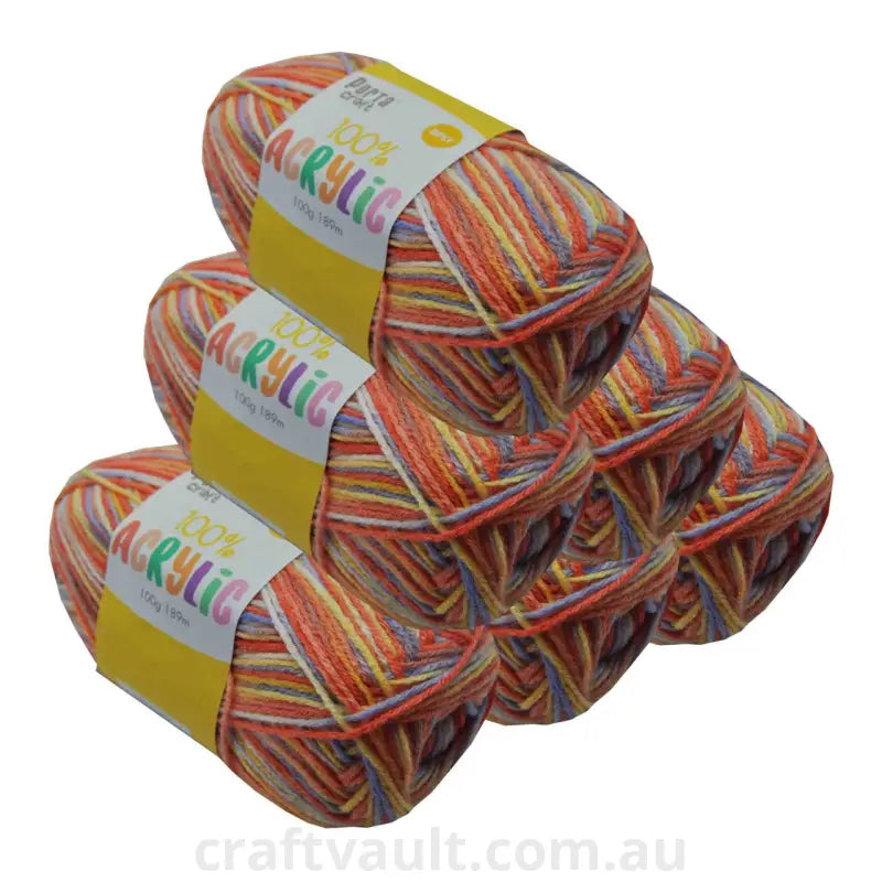Acrylic Yarn 100g 189m 8ply Applejack