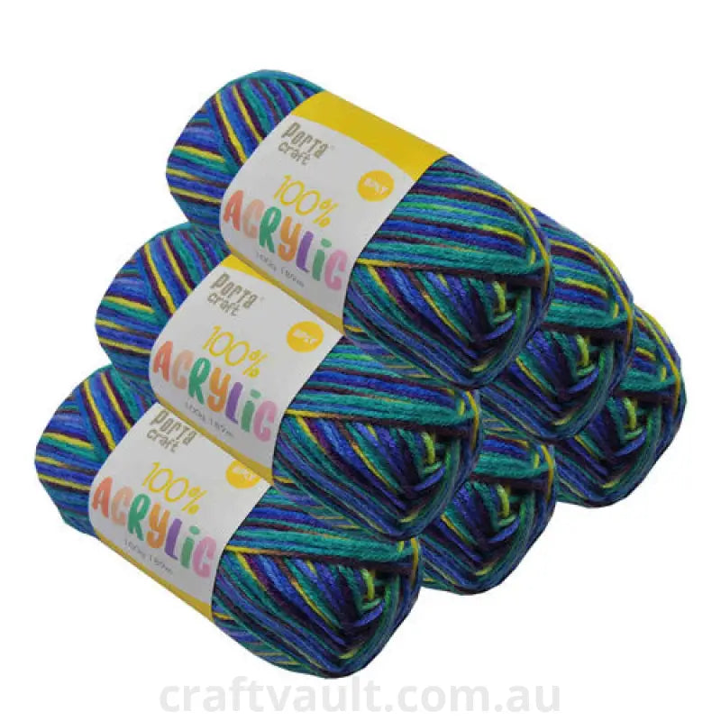 Acrylic Yarn 100g 189m 8ply Aqua Marine