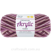 Acrylic Yarn 100g 189m 8ply Berry