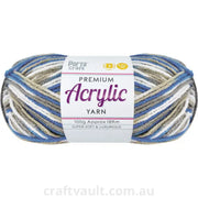 Acrylic Yarn 100g 189m 8ply Blue Moon