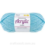 Acrylic Yarn 100g 189m 8ply Cool Blue